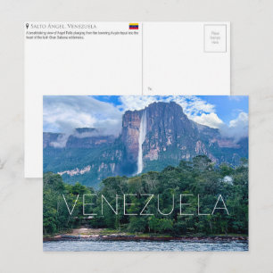 Saltos del Ángel, Postal de viaje de Venezuela