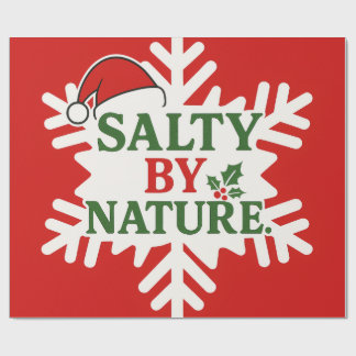 SaltyByNature Navidades envolver papel