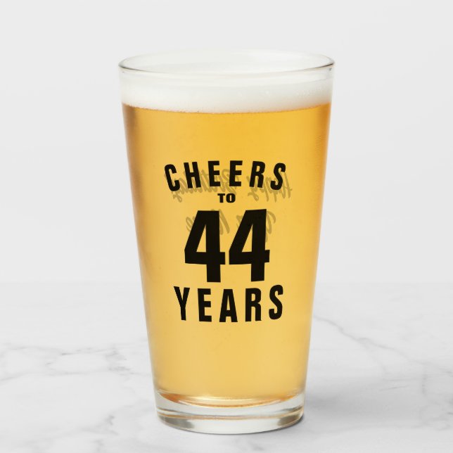 ¡Salud a 44 años! Feliz regalo de cumpleaños de ce (Anverso (lleno))