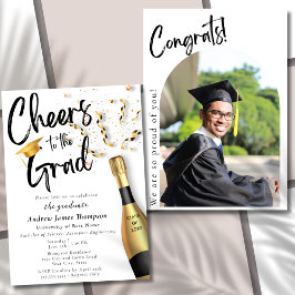 Salud al Anuncio de la Fiesta de Graduación del Gr