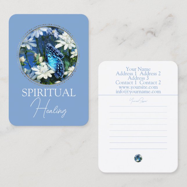 SALUD ESPIRITUAL - Tarjeta de visita (Anverso / Reverso)