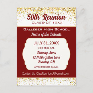 ¡Salud! Invitación a la reunión de la 50ª promoci