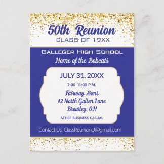 ¡Salud! Invitación a la reunión de la 50ª promoci