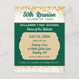 ¡Salud!  Invitación de reunión de la 50ª promoción
