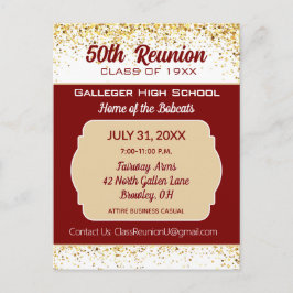 ¡Salud!  Invitación de reunión de la 50ª promoción