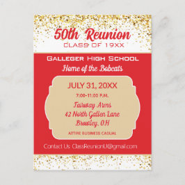 ¡Salud!  Invitación de reunión de la 50ª promoción