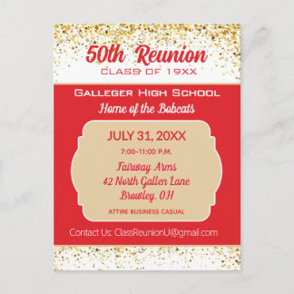¡Salud! Invitación de reunión de la 50ª promoción