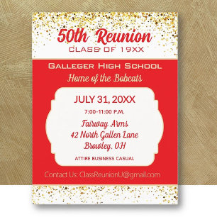 ¡Salud!  Invitación de reunión de la 50ª promoción