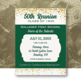 ¡Salud! Invitación de reunión de la 50ª promoción