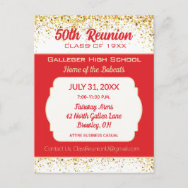 ¡Salud!  Invitación de reunión de la 50ª promoción