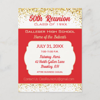 ¡Salud! Invitación de reunión de la 50ª promoción