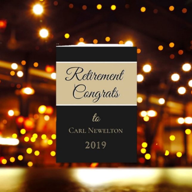 ¡Salud, jubilado! Tarjeta de jubilación perfecta y (Subido por el creador)