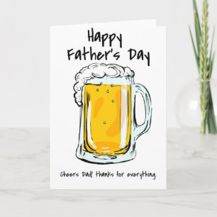 ¡Salud papá! Gracias por todo Tarjeta del Día del 