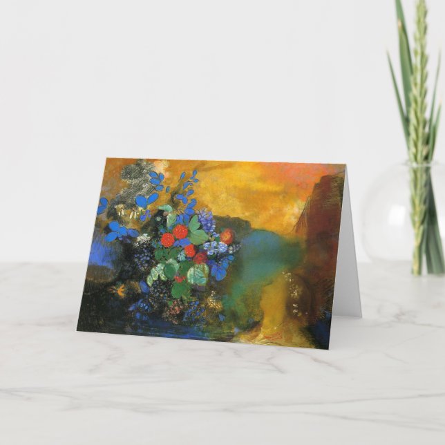 Saludo 123 tarjetas - Ophelia entre las flores_ (Anverso)