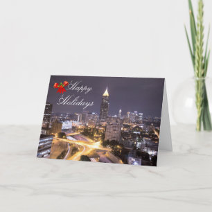 Saludo con tarjeta de Navidades de Atlanta Georgia