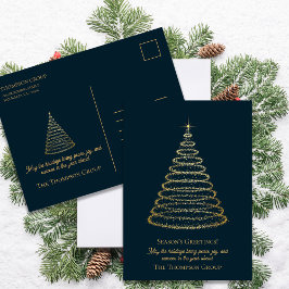 Saludo corporativo de negocios de Árbol de Navidad