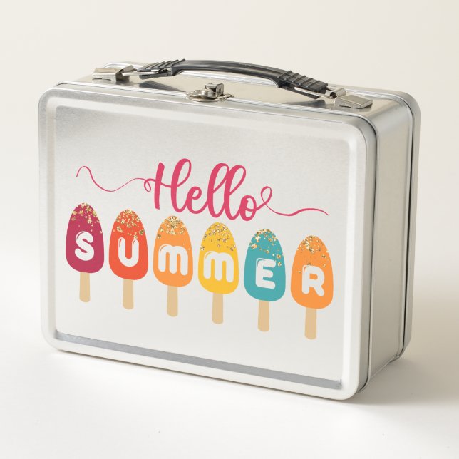 Saludo | Crema De Hielo Popsicle Colorido (Anverso)