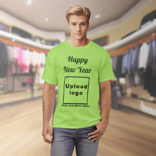 Saludo de año nuevo de negocios en la camiseta ver