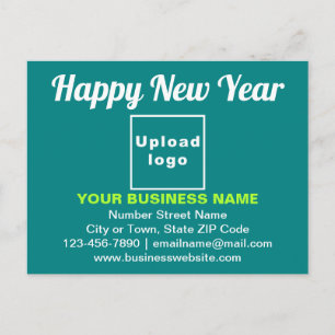 Saludo de Año Nuevo Empresarial en Tarjeta Postal 