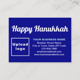 Saludo de Business Hanukkah con tarjeta de cubiert