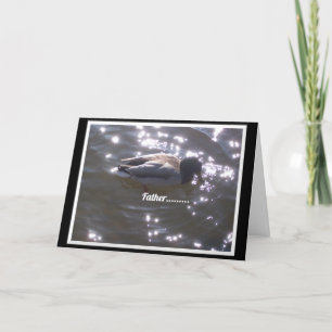 Saludo de celebración del Día del Padre o tarjeta 