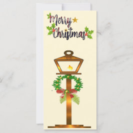 Saludo de la lámpara de los navidades