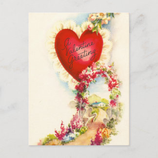 Saludo de la tarjeta del día de San Valentín del