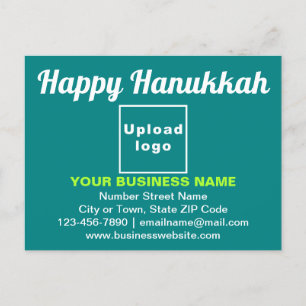 Saludo de los empresarios de Hanukkah en la postal