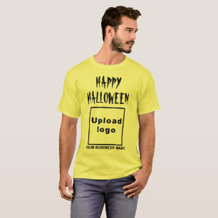 Saludo de negocios de Halloween con camiseta amari