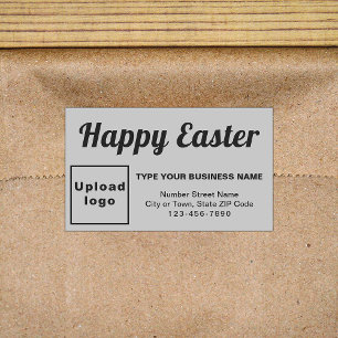 Saludo de Pascua de Negocios en Pegatina Rectangle