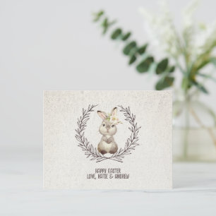 Saludo de primavera con esta tarjeta conyugal de P