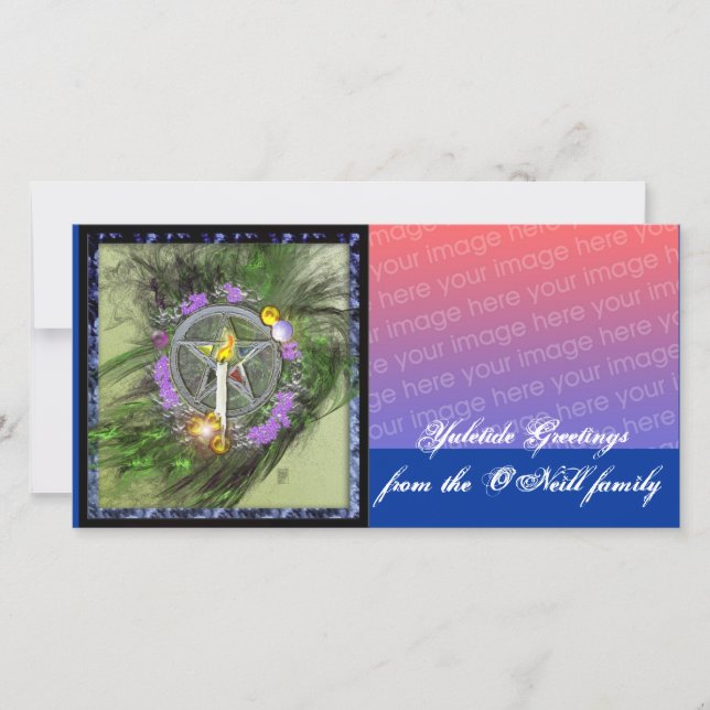 saludo de yuletide (Anverso)