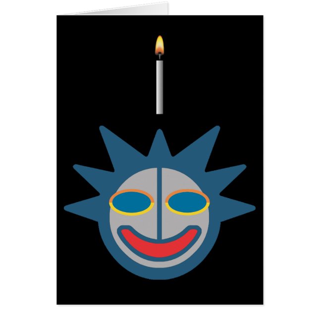 Saludo del cumpleaños de Slappy-Denka Clupkitz, (Frente)