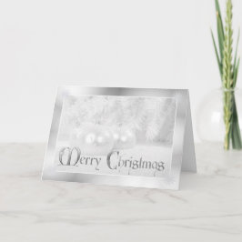 Saludo del día de fiesta del navidad blanco