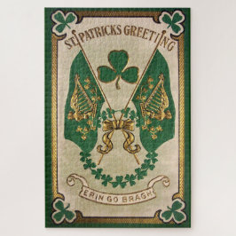 Saludo del día de San Patricio Gran Rompecabezas