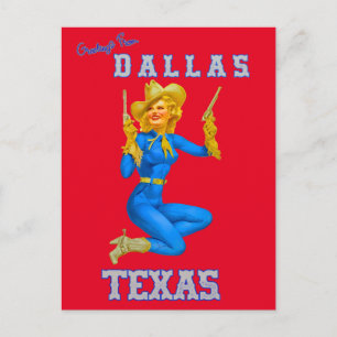 Saludo desde Dallas Texas Tarjeta postal