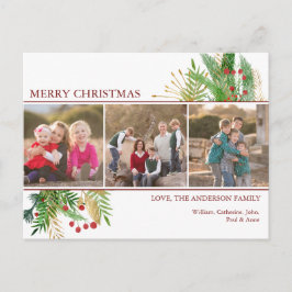 Saludo personalizado 3 Foto Feliz Navidad