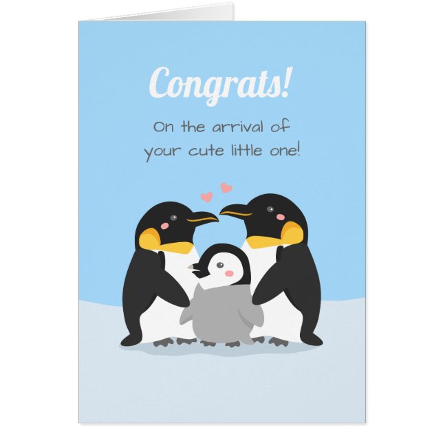 Saludo recién nacido de Congrats de la familia y (Frente)