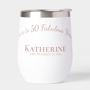 ¡Saludos a 50 Años Fabulosos! Regalo de cumpleaños