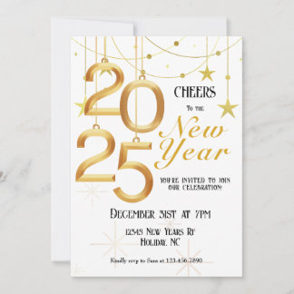 Saludos a la invitación de Año Nuevo