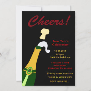 Saludos a la invitación de Año Nuevo