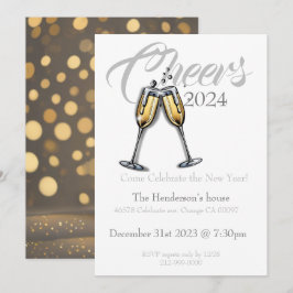 Saludos a la invitación de Año Nuevo