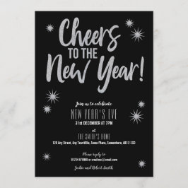 Saludos a la invitación de Año Nuevo Negro