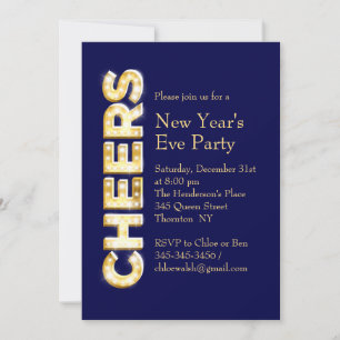Saludos a la invitación de la marina a la fiesta d