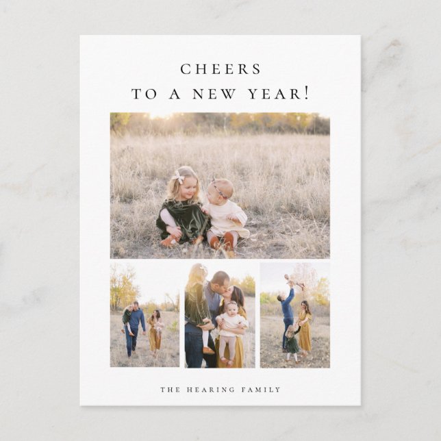 Saludos a la tarjeta de publicación de fotos de Añ (Anverso)