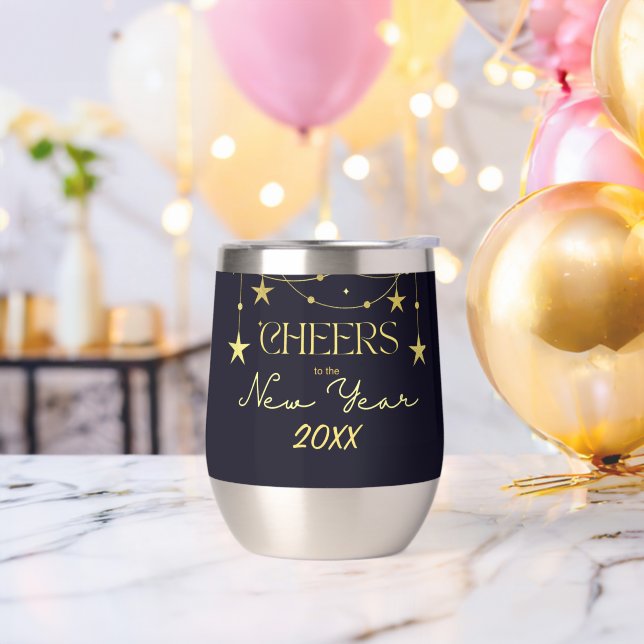 Saludos a las estrellas del mensaje de Año Nuevo (Despedida de soltero)