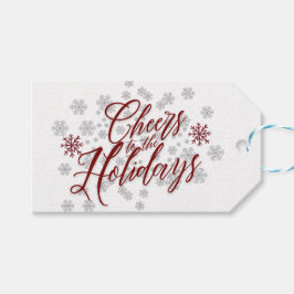 Saludos a las vacaciones - Elegante etiqueta de re