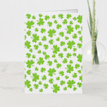 Saludos afortunados Clover Shamrock