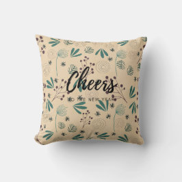 Saludos al Cojín decorativo de Año Nuevo