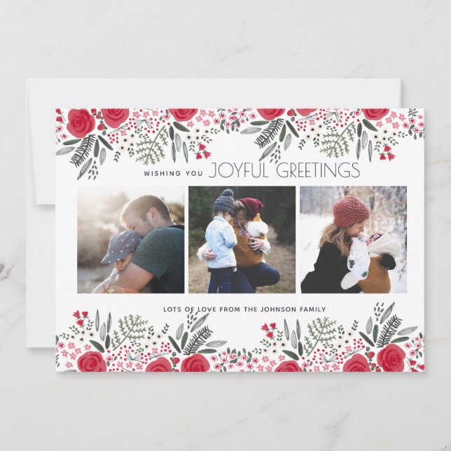 Saludos alegres del Jardín Botánico | Tarjeta foto (Anverso)